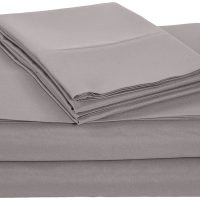 Microfiber Sheet Set - Queen, Dark Grey